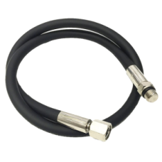 Aqualung Hochdruckschlauch Gummi 90cm, schwarz