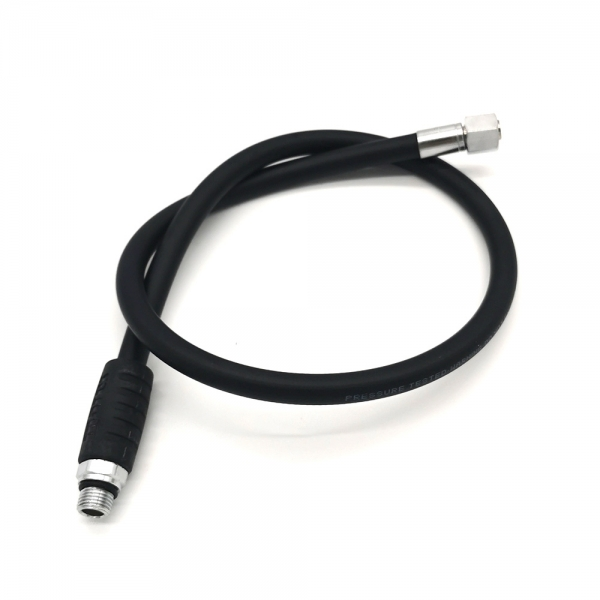 Mares MD Schlauch schwarz 3/8" 80 cm Gummi