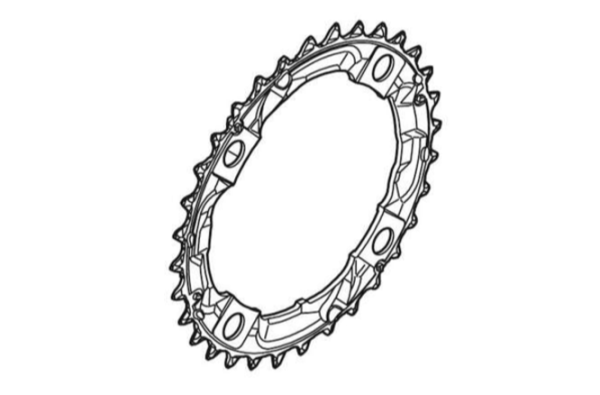 Shimano Kettenblatt ACERA FC-M361 32 Zähne schwarz