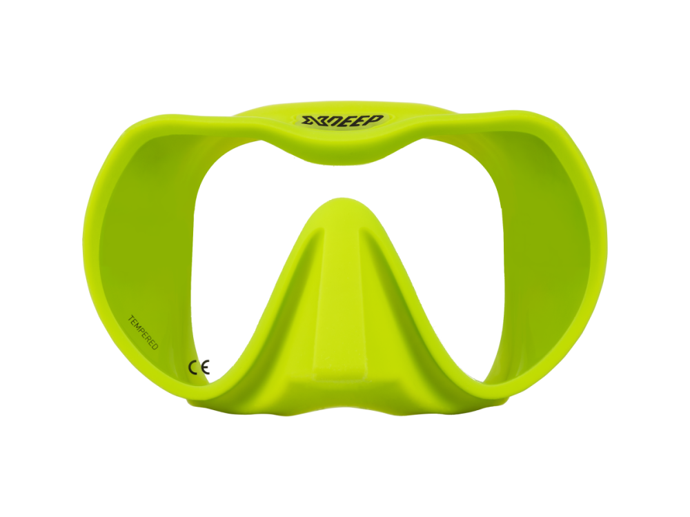 xDEEP Radical Tauchmaske Grösse: L, lime