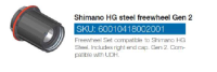 Mahle Shimano HG steel freewheel Gen 2