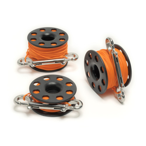 Best Divers Finger Reel 15 m Inox Karabiner orange