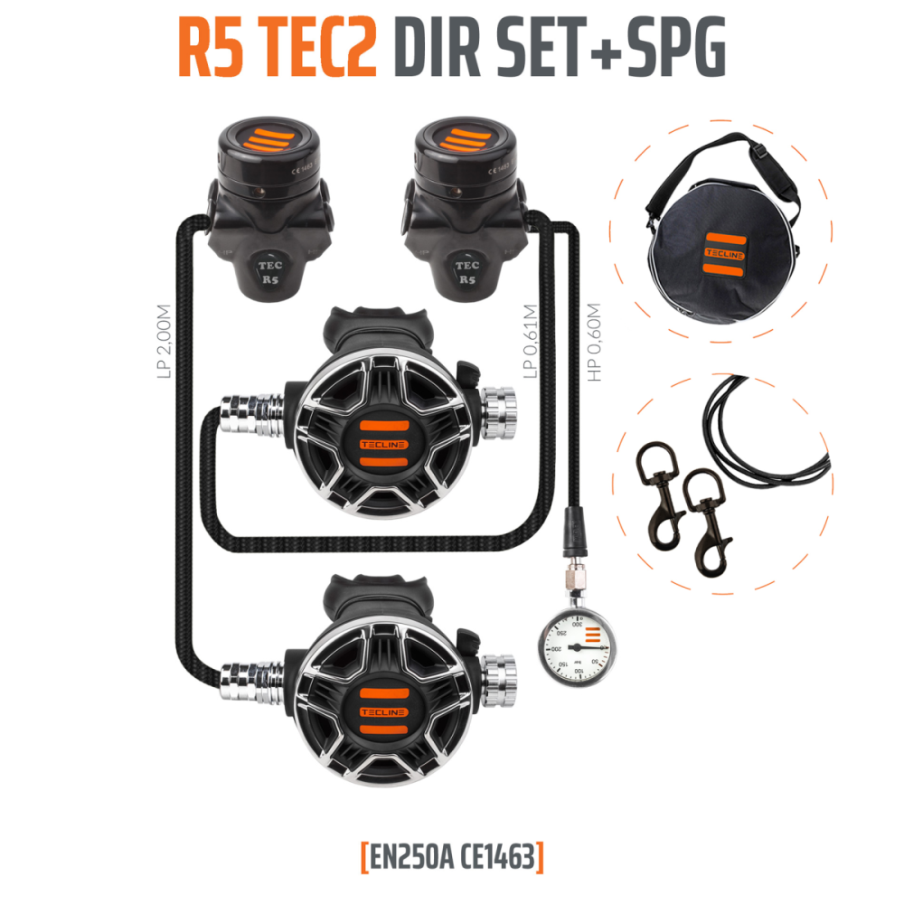 Tecline Regulator R5 TEC2 DIR Set with SPG - EN250A