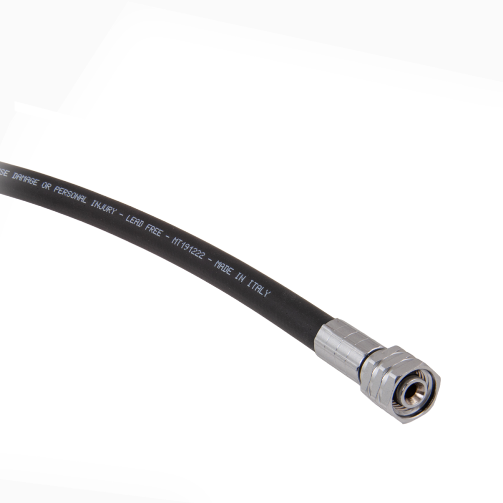 Tecline Rubber Flex LP hose 1,93 m, black