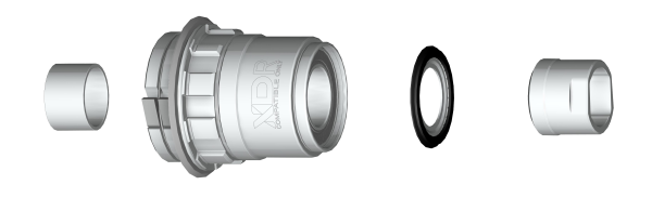 Mahle SRAM XDR Aluminium Freewheel Set with Nut Gen. 1